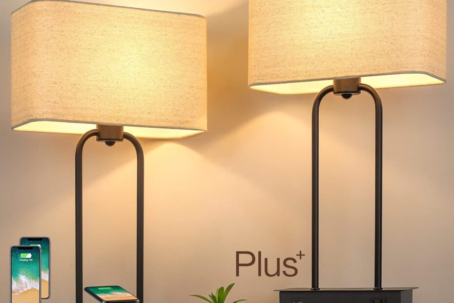 Illuminate Your Space: Review of the 3-Way Dimmable Wireless Charging Table Lamps