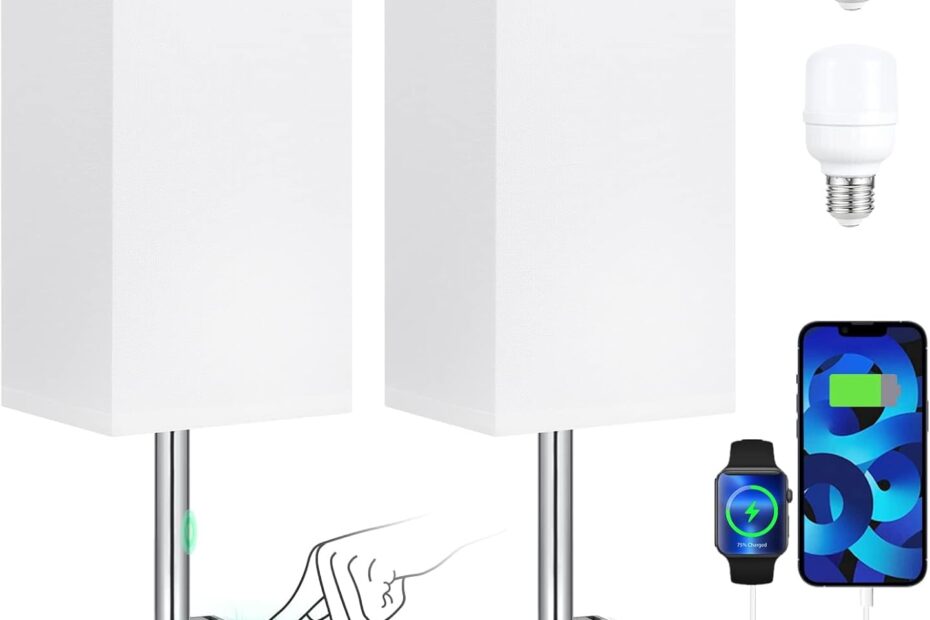Illuminate Your Space: Review of the aooshine Touch Nightstand Lamp Set