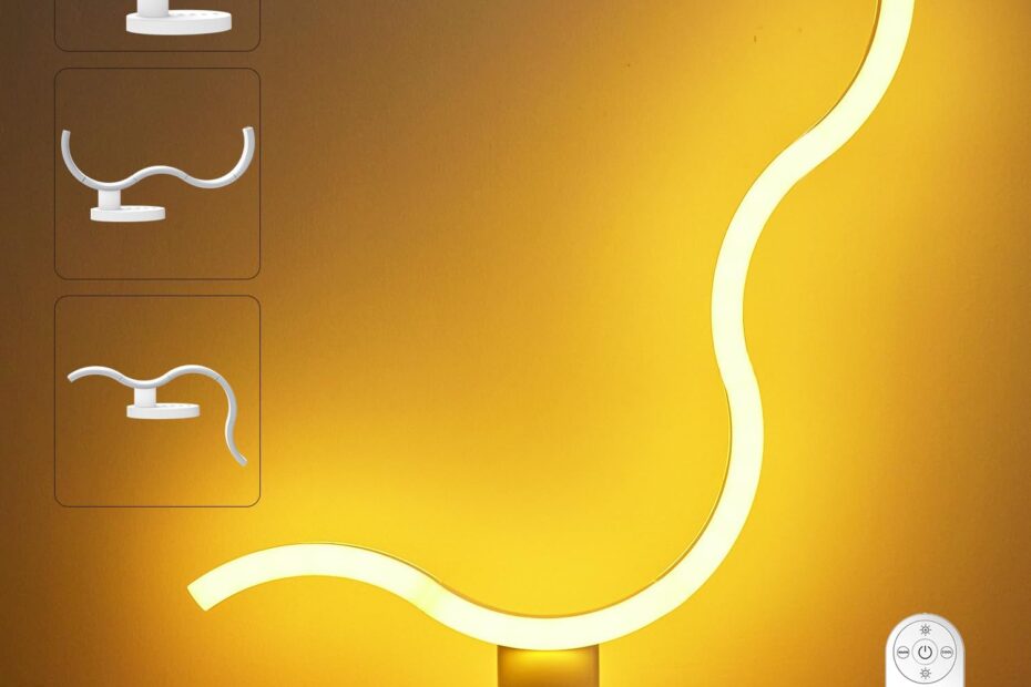 Illuminate Your Space: Review of the Circular Dimmable Nightstand Lamp with Remote Control