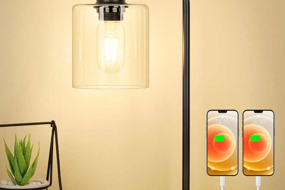 Illuminate Your Space: Review of the Industrial Table Lamp with USB Charging Ports