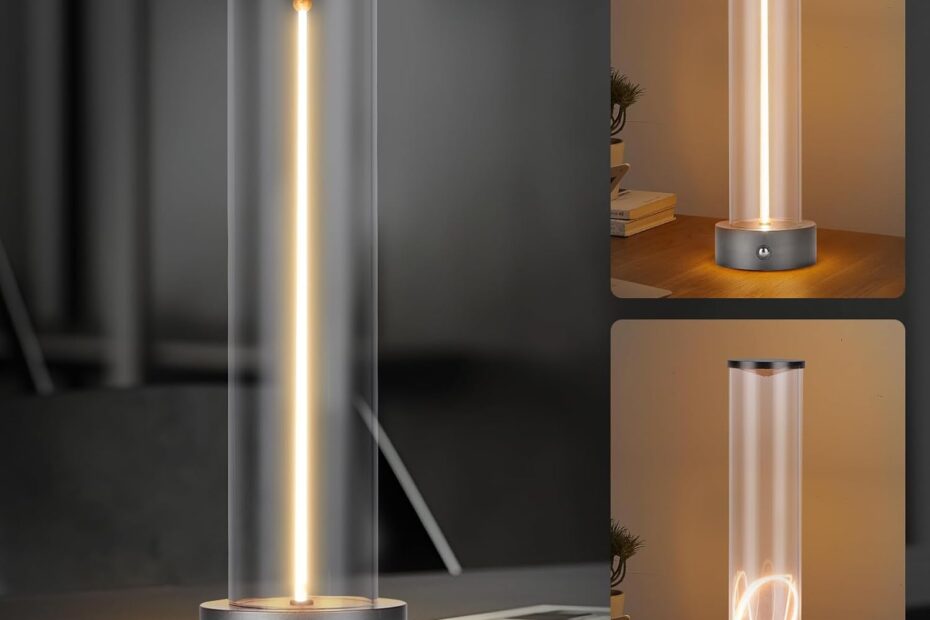 Illuminate Your Space: Review of the Mini Minimalist Table Lamp with Breathing Effect