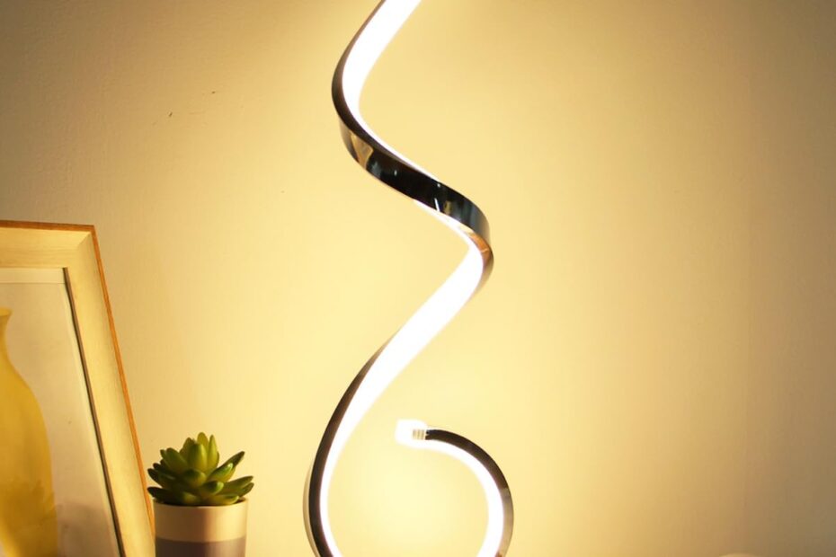 Illuminate Your Space: The Ultimate Review of the Modern Spiral LED Table Lamp