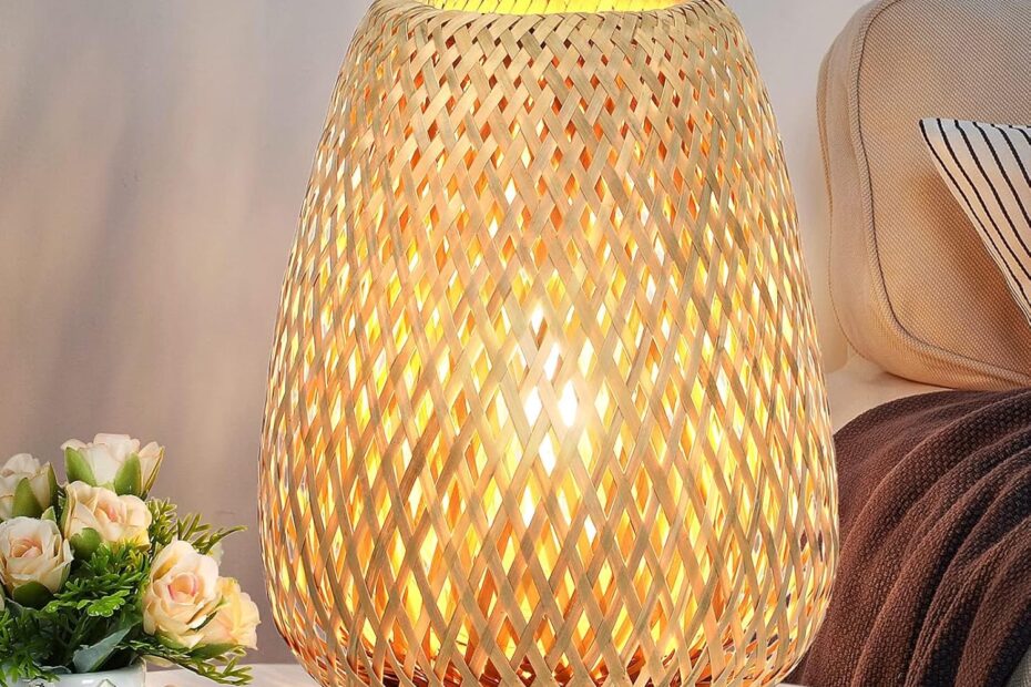 Illuminate Your Space: The Ultimate Review of the Rattan Dimmable Table Lamp