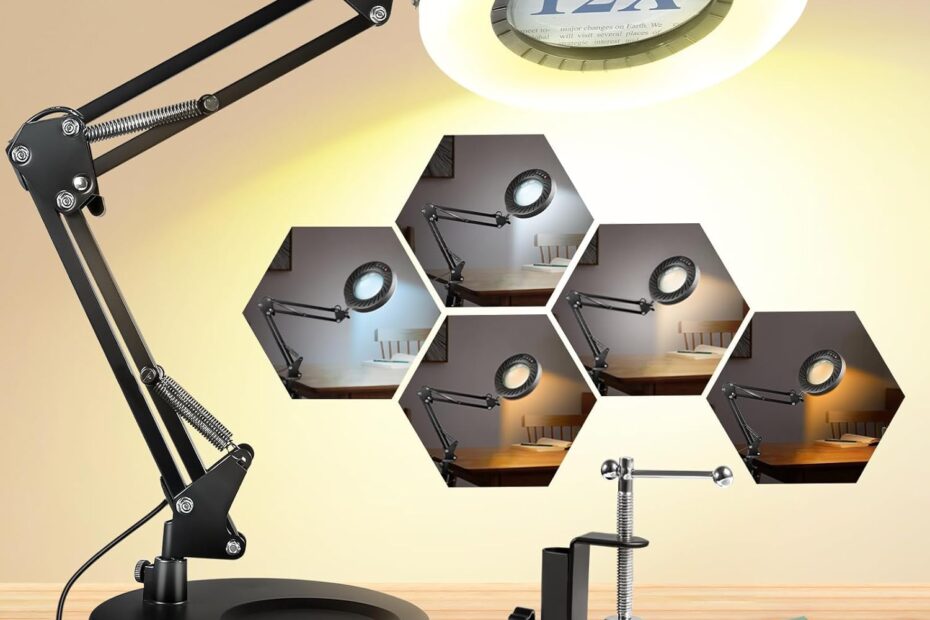 Illuminate Your Work: The Ultimate 12X Magnifying Glass Lamp Review