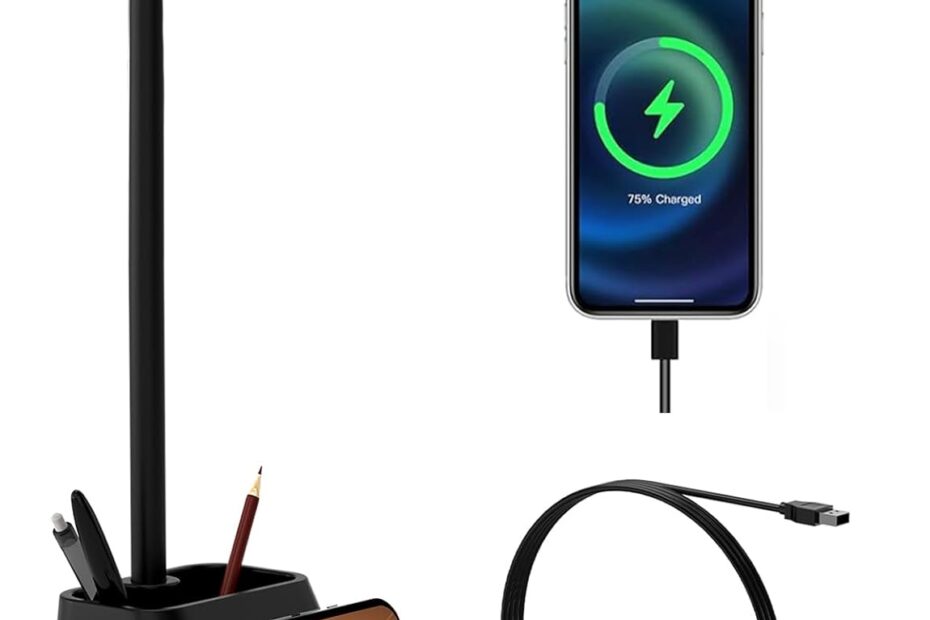 Illuminate Your Workspace: A Review of the AXX LED Desk Lamp with USB Charging Port