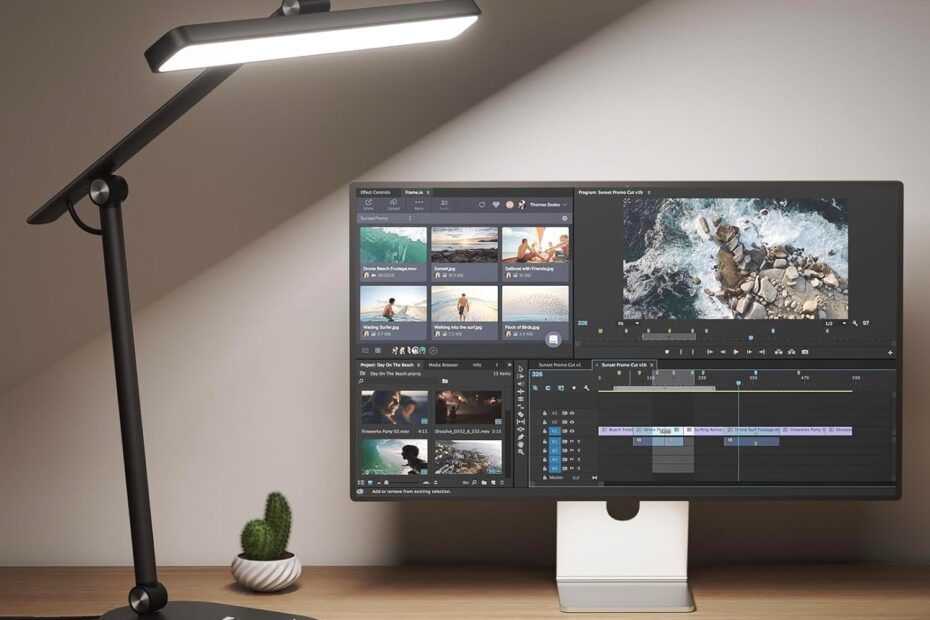 Illuminate Your Workspace: Honeywell H4 Sunturalux™ Eye-Caring LED Desk Lamp Review