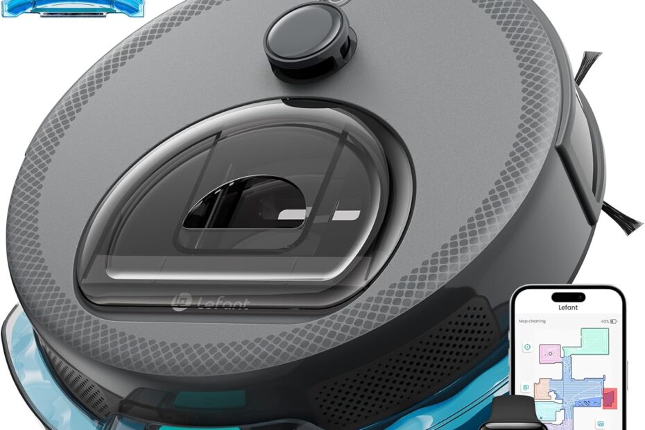 Lefant LiDAR Robot Vacuum & Mop: Unmatched Suction and Smart Mapping for a Spotless Home!
