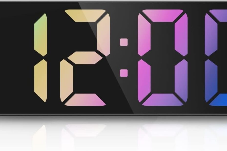 LOFICOPER LED Alarm Clock: The Ultimate Bedroom Companion for All Ages!