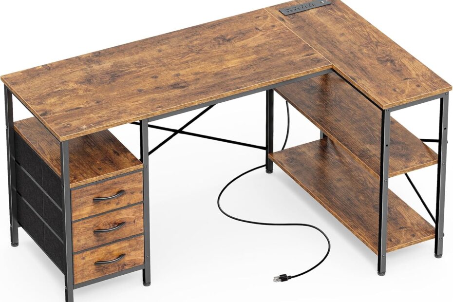 Maximize Your Space: Huuger L Shaped Office Desk Review - Style Meets Functionality!