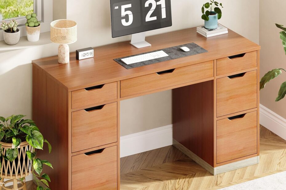 Maximize Your Workspace: Review of the 54-Inch Executive Desk with Storage