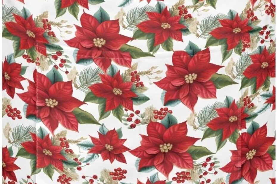 Protect Your Instant Pot in Style: Review of the Festive Dust Cover with Poinsettia Design