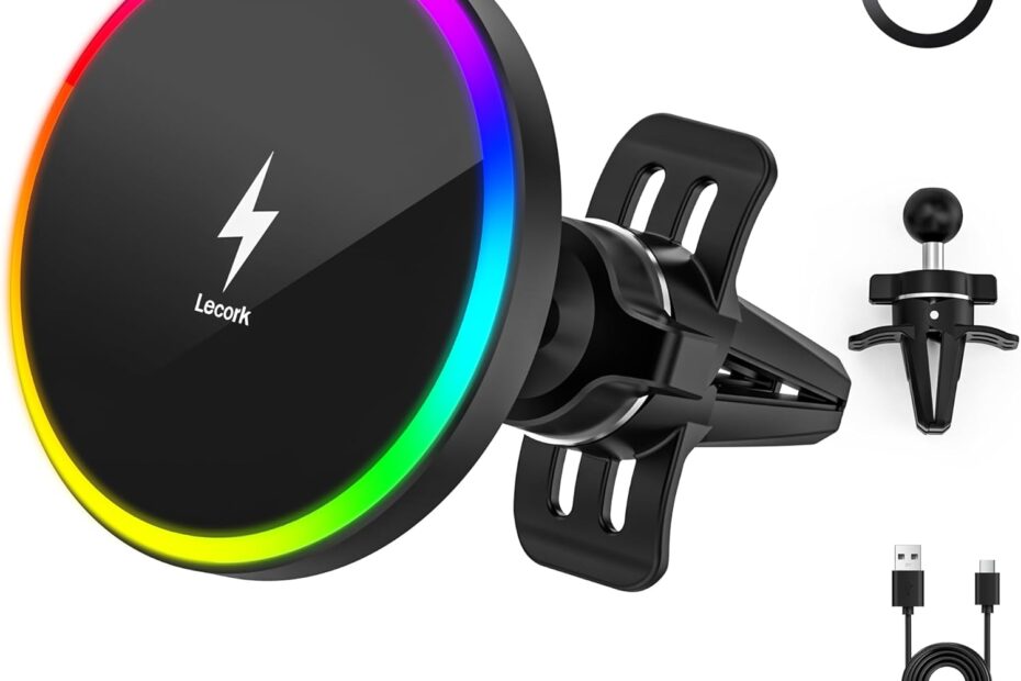 Rev Up Your Charge: Lecork MagSafe Car Mount Review for Ultimate Convenience!