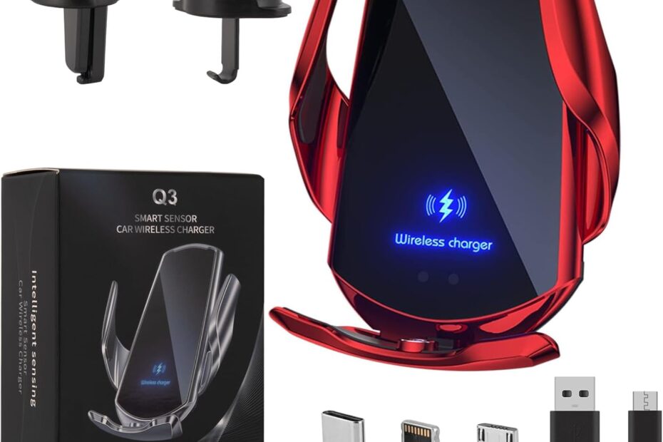 Rev Up Your Charge: The Ultimate 15W Wireless Car Charger Vent Mount Review!