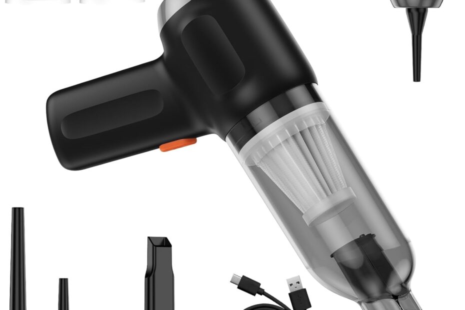 Rev Up Your Clean: Fanisic Mini Car Vacuum Review - Powerful, Cordless, and Versatile!
