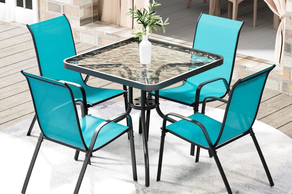 Revamp Your Outdoor Space: Arlopu 5-Piece Patio Dining Set Review