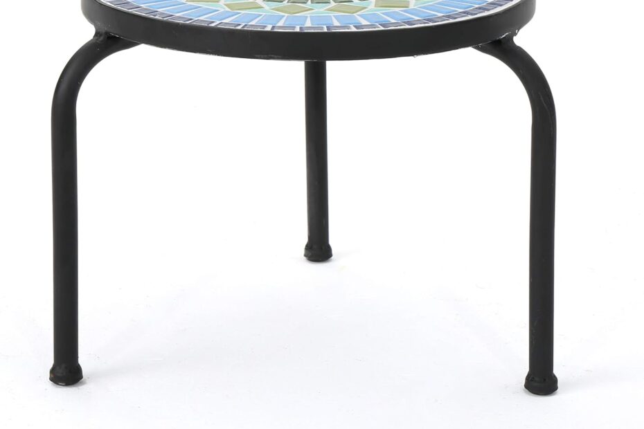 Revamp Your Patio: Review of the Iris Outdoor Ceramic Tile Side Table
