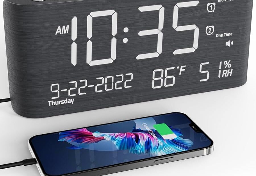 Revamp Your Sleep: The Ultimate Wooden Digital Alarm Clock Review
