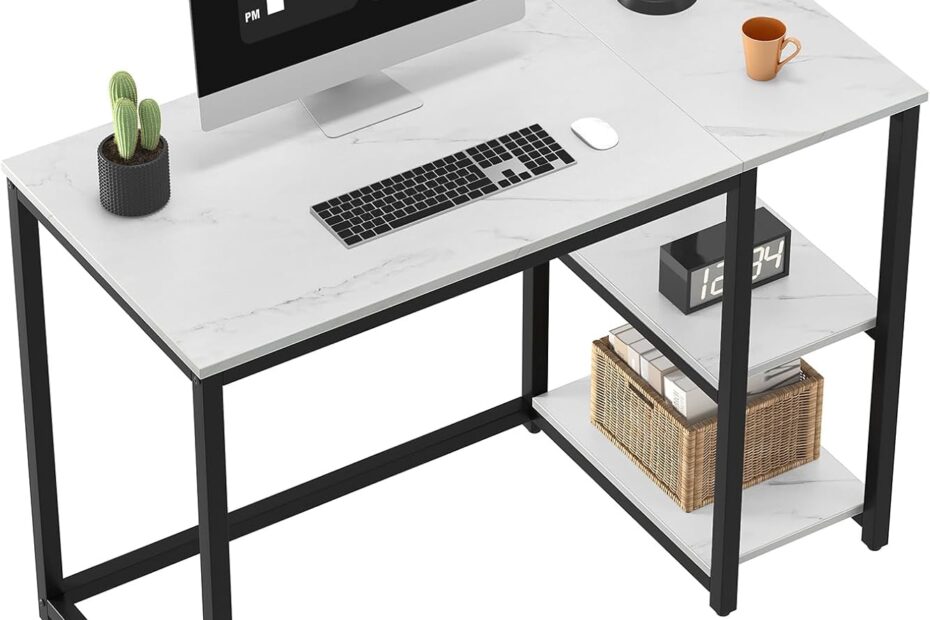 Revamp Your Workspace: SINPAID 40-inch Modern Computer Desk Review