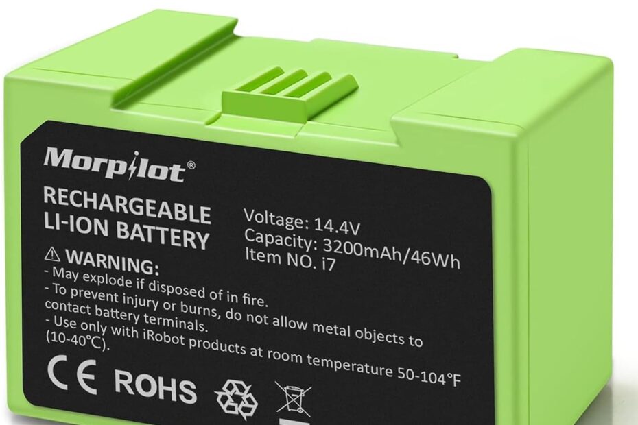 Revitalize Your Roomba: Review of the 14.4V 3200mAh i7 Battery Replacement