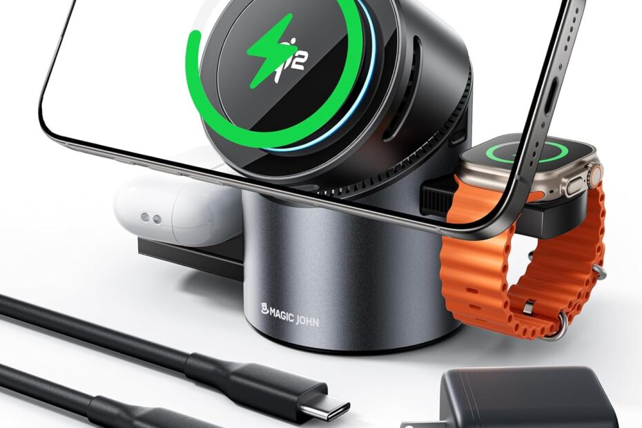 Revolutionize Your Charging Game: MAGIC JOHN 3 in 1 Station Review