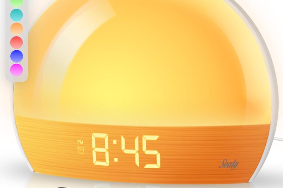Rise and Shine: Review of the Sealy Sunrise Alarm Clock with Vibrant LED Lights