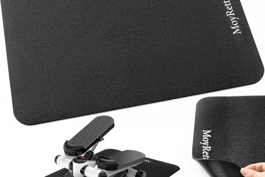 Stability and Comfort: MoyRetty Non-Slip Workout Mat for Your Under Desk Elliptical
