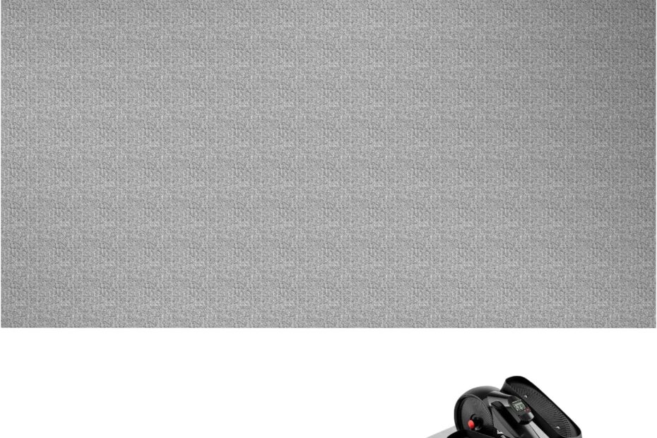 Stability Meets Comfort: The Best Non-Slip Workout Mat for Under Desk Ellipticals