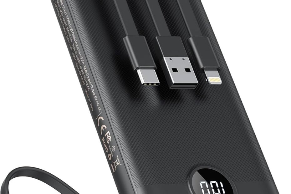 Stay Powered On-the-Go: VEEKTOMX 10000mAh Portable Charger Review