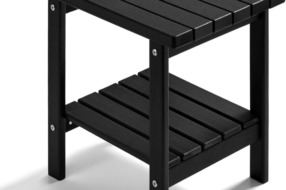 Stylish and Durable: Review of the PASAMIC 2-Tier Adirondack Side Table