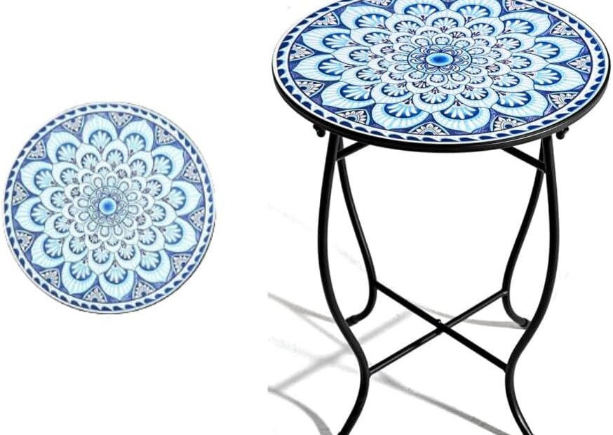 Stylish & Durable: The Best 14” Round Side Table for Your Indoor and Outdoor Spaces