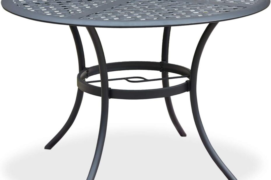 Stylish & Sturdy: Romayard 42" Round Patio Dining Table Review