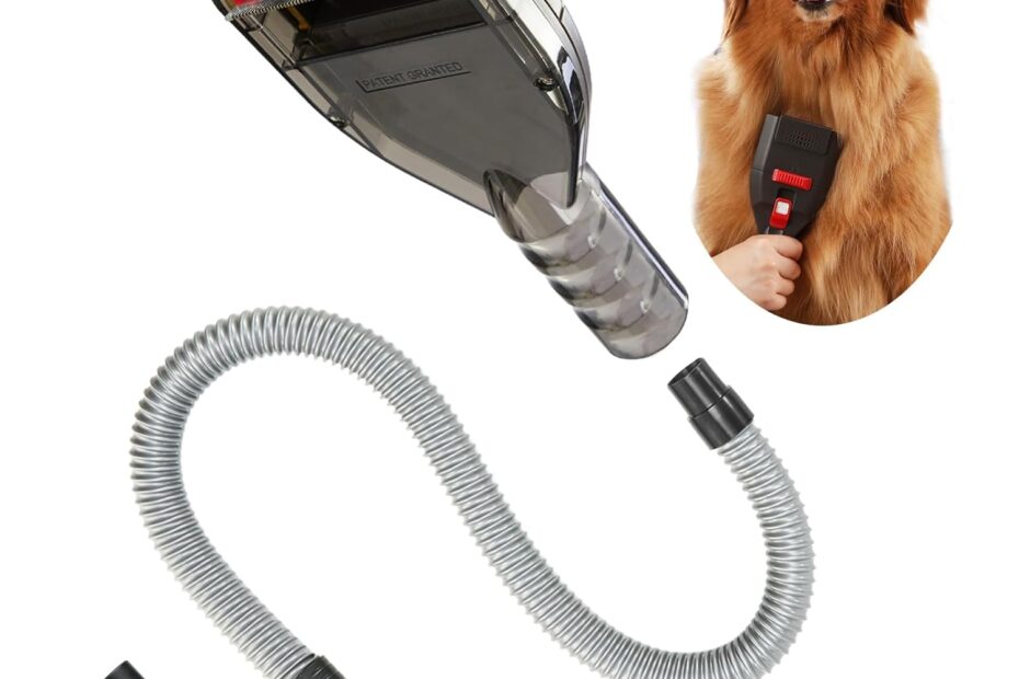 Tame the Fur: Ultimate Pet Shedding Brush Vacuum Attachment for Easy Grooming