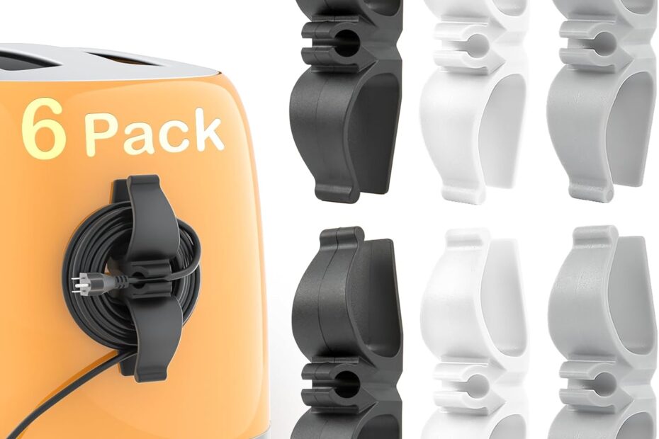Tidy Up Your Kitchen: The Ultimate Cord Organizer for Appliances!