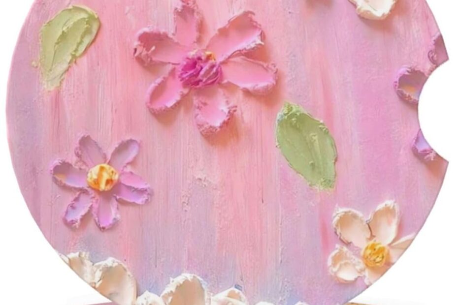 Transform Your Drive: Stylish Pink Cream Floral Car Coasters Review