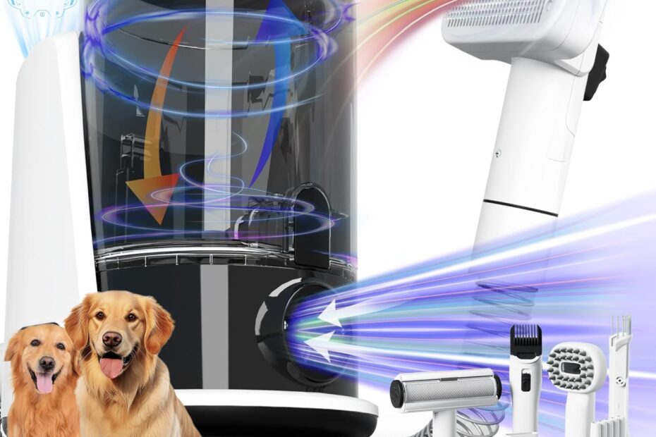 Transform Your Grooming Routine: FOTING 8 in 1 Dog Grooming Vacuum & Dryer Review