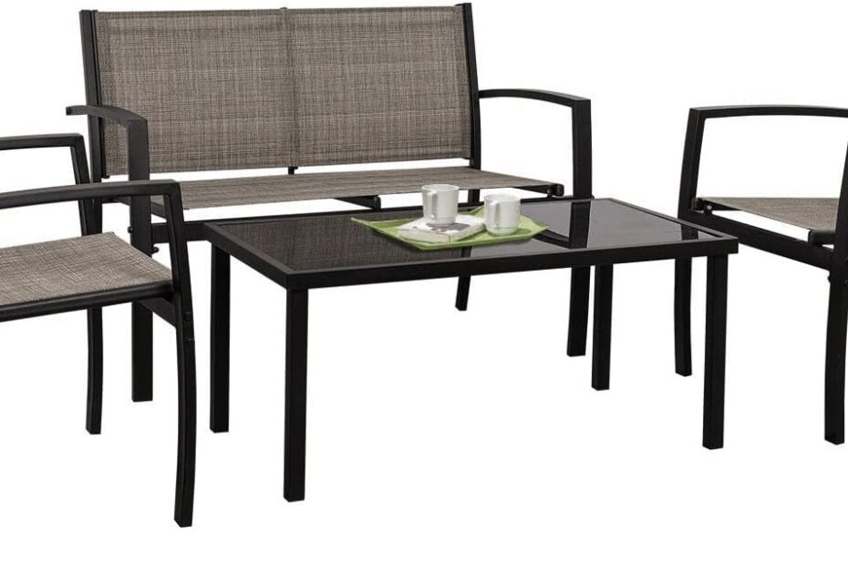 Transform Your Outdoor Space: Tuoze 4-Piece Patio Furniture Set Review