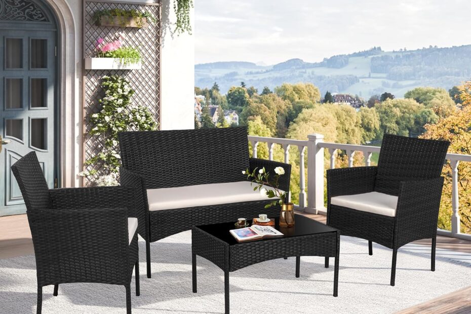 Transform Your Outdoor Space with Shintenchi's Stylish Patio Furniture Set!