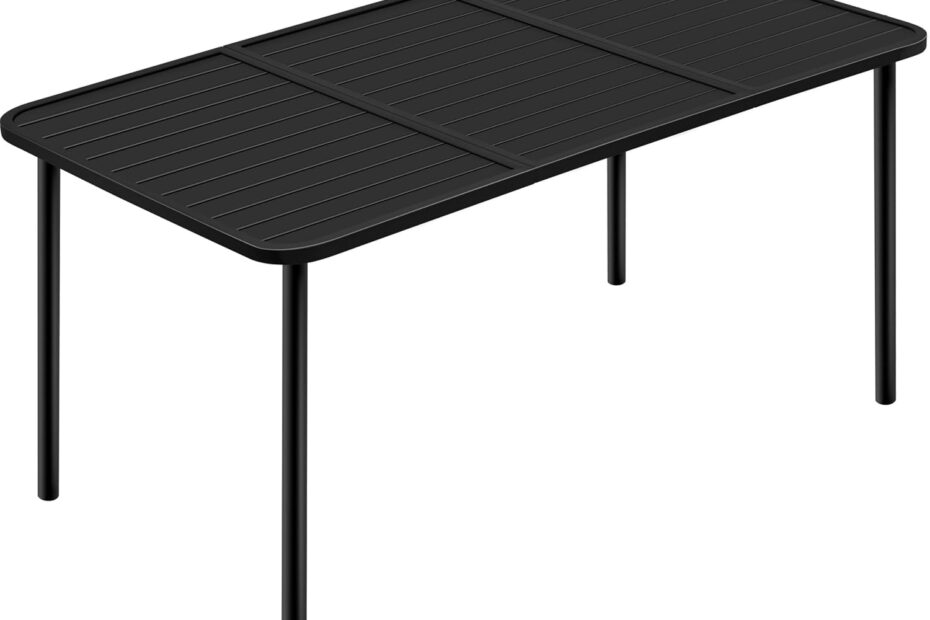 Transform Your Outdoor Spaces with the Yaheetech 6-Person Patio Dining Table