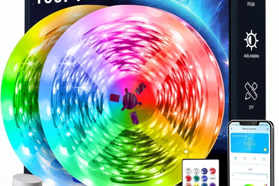 Transform Your Space: A Review of DAYBETTER 100 ft Smart WiFi LED Lights