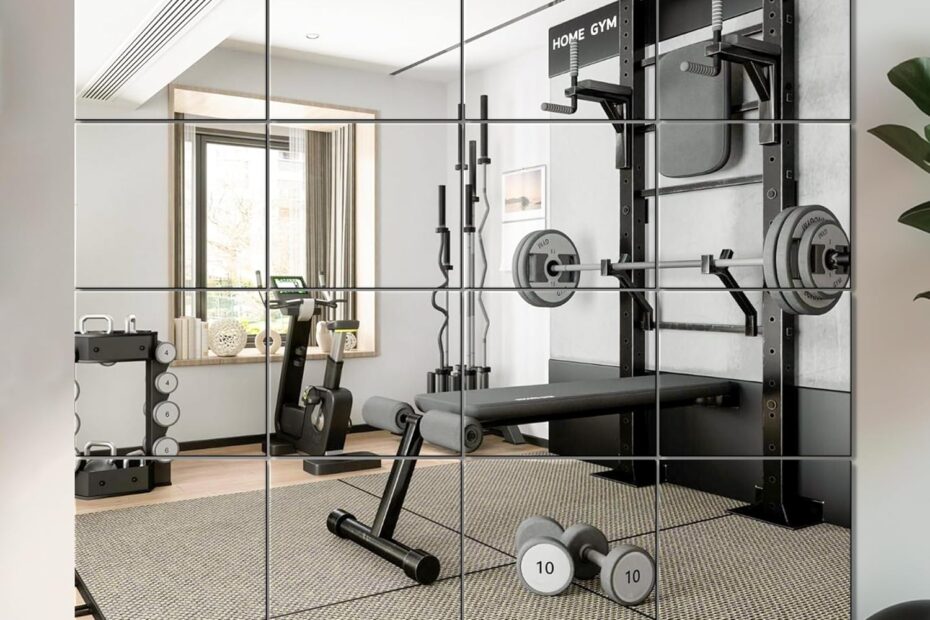 Transform Your Space: FICTOR Frameless Home Gym Mirror Tiles Review