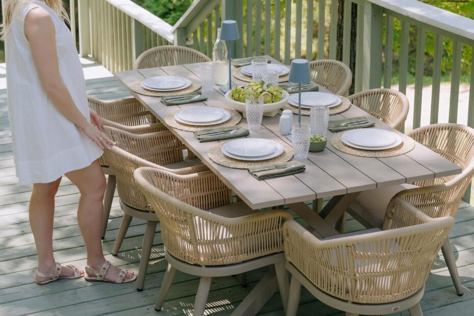 Transform Your Space: PURPLE LEAF 9-Piece Patio Dining Set Review