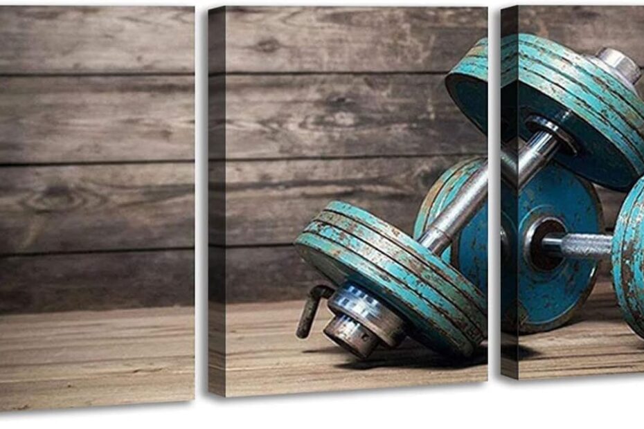 Transform Your Space: Review of Modular Dumbbells Fitness Wall Decor