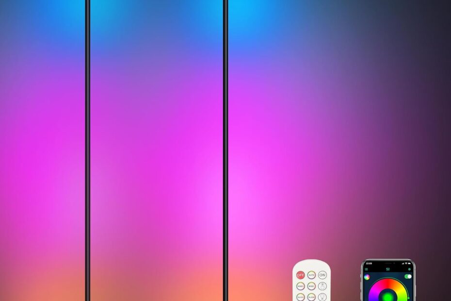 Transform Your Space: Review of the Smart RGB Corner Floor Lamp Duo
