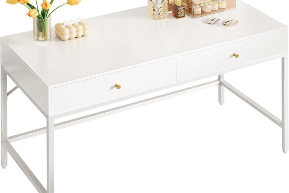 Transform Your Space: Review of the SUPERJARE Vanity Desk with Drawers