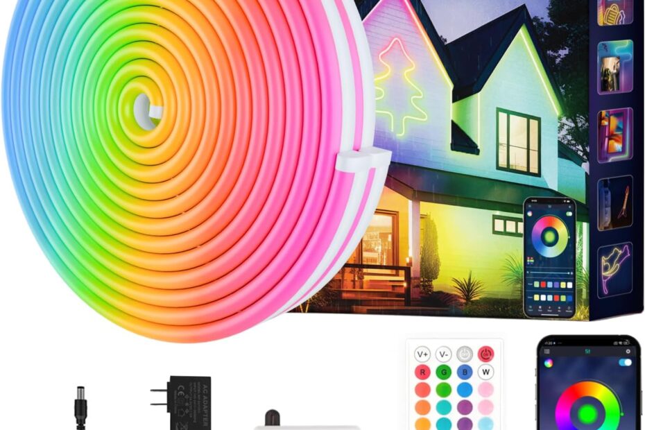 Transform Your Space with JIAMEI's 49.21FT Neon Rope Lights: Review & Guide