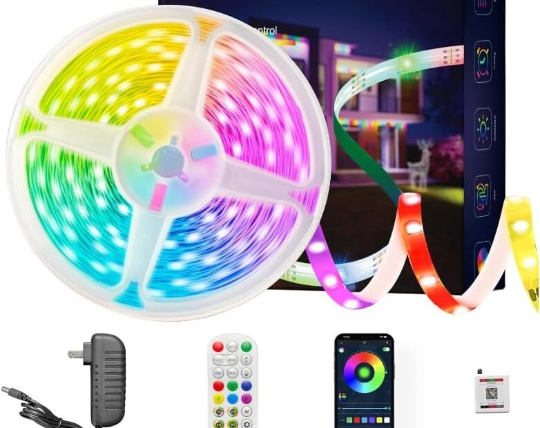 Transform Your Space: Yading 65.6ft Music Sync LED Strip Lights Review