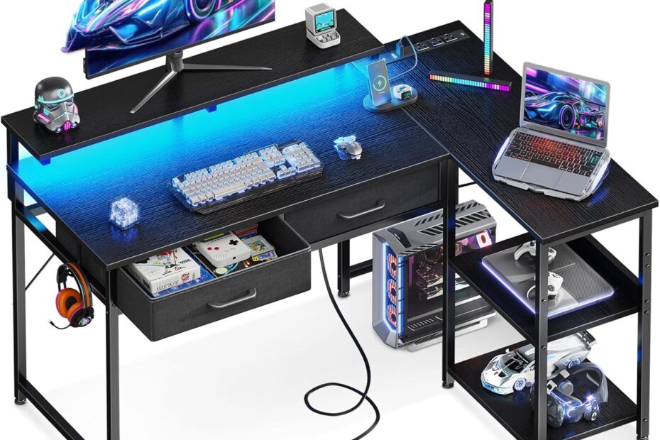 Transform Your Workspace: Coleshome 40 Inch L Shaped Gaming Desk Review