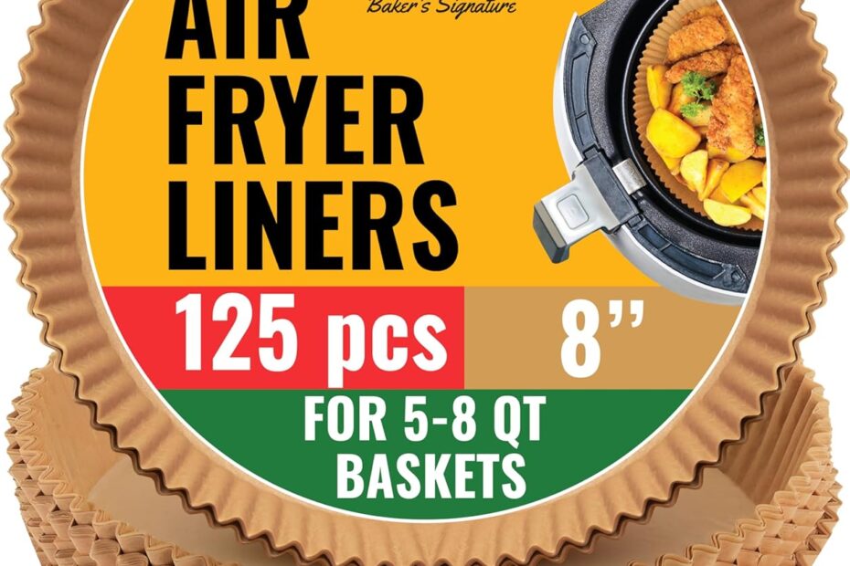 Ultimate Air Fryer Cleanup: 125 Non-Stick Liners for Ninja!