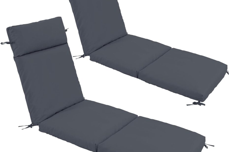 Ultimate Comfort: Review of Dark Grey Chaise Lounge Cushions for Your Patio
