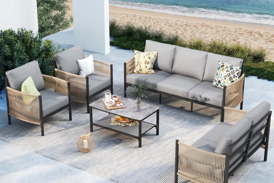Ultimate Comfort: Review of the Aluminum Outdoor Patio Furniture Set